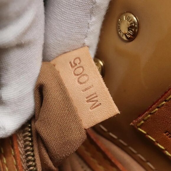 LOUIS VUITTON Monogram Vernis Reade PM Hand Bag Noisette M91334 LV Auth 134756 - Picture 11 of 16
